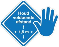 Afstand houden